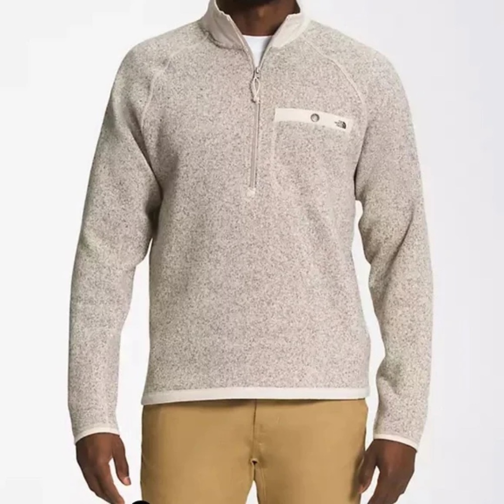 The North Face Gordon Lyons 1/4 Zip Fleece Pullover 5GL27B8 Sandstone Mens XXL